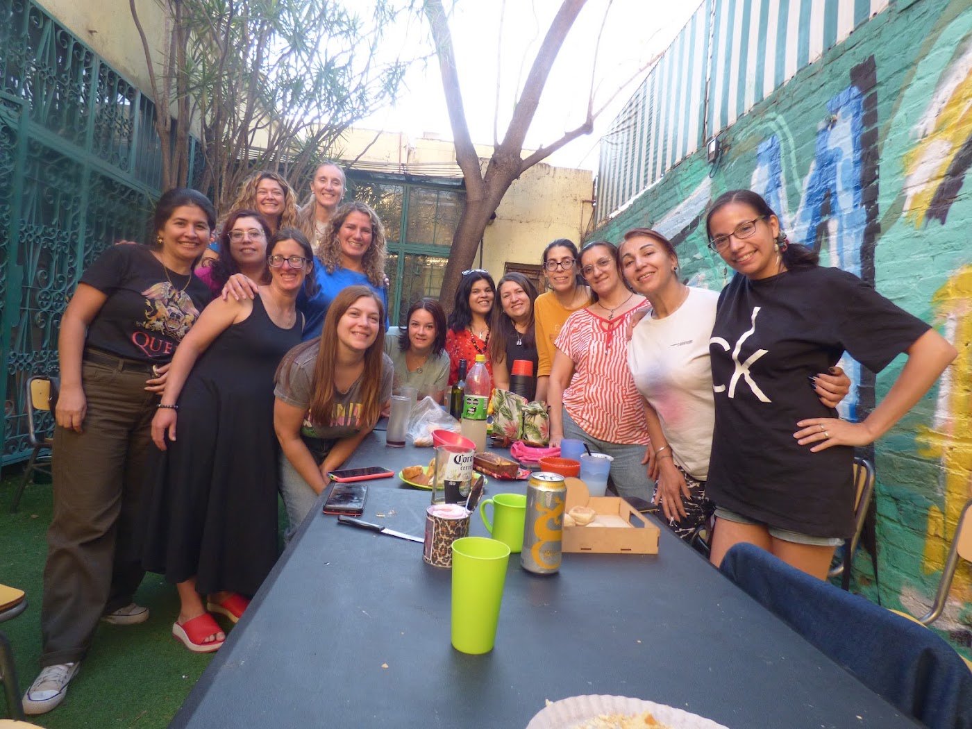Grupo de madres en un encuentro de MATEA